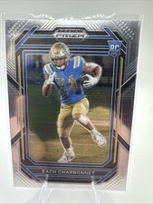 2023 Prizm Draft Picks Base Silver #124 Zach Charbonnet - UCLA Bruins