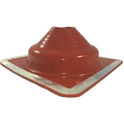 3'' 7'' Red Square Base High Temp Silicone Flexible Pipe Flashing Boot Pipe Flas