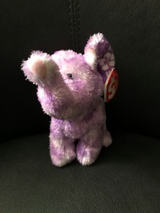 purple elephant beanie baby