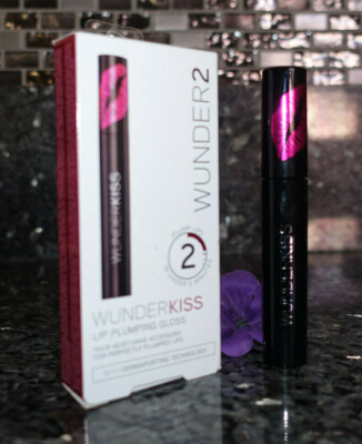 Wunder2 wunderkiss lip plumping gloss new in box full size 0.135oz