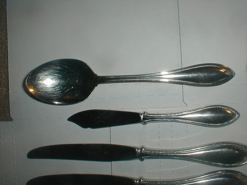 VTG Oneida ARBOR AMERICAN HARMONY Stainless Steel Flatware Set 26pc Lot Beaded - Picture 4 of 15