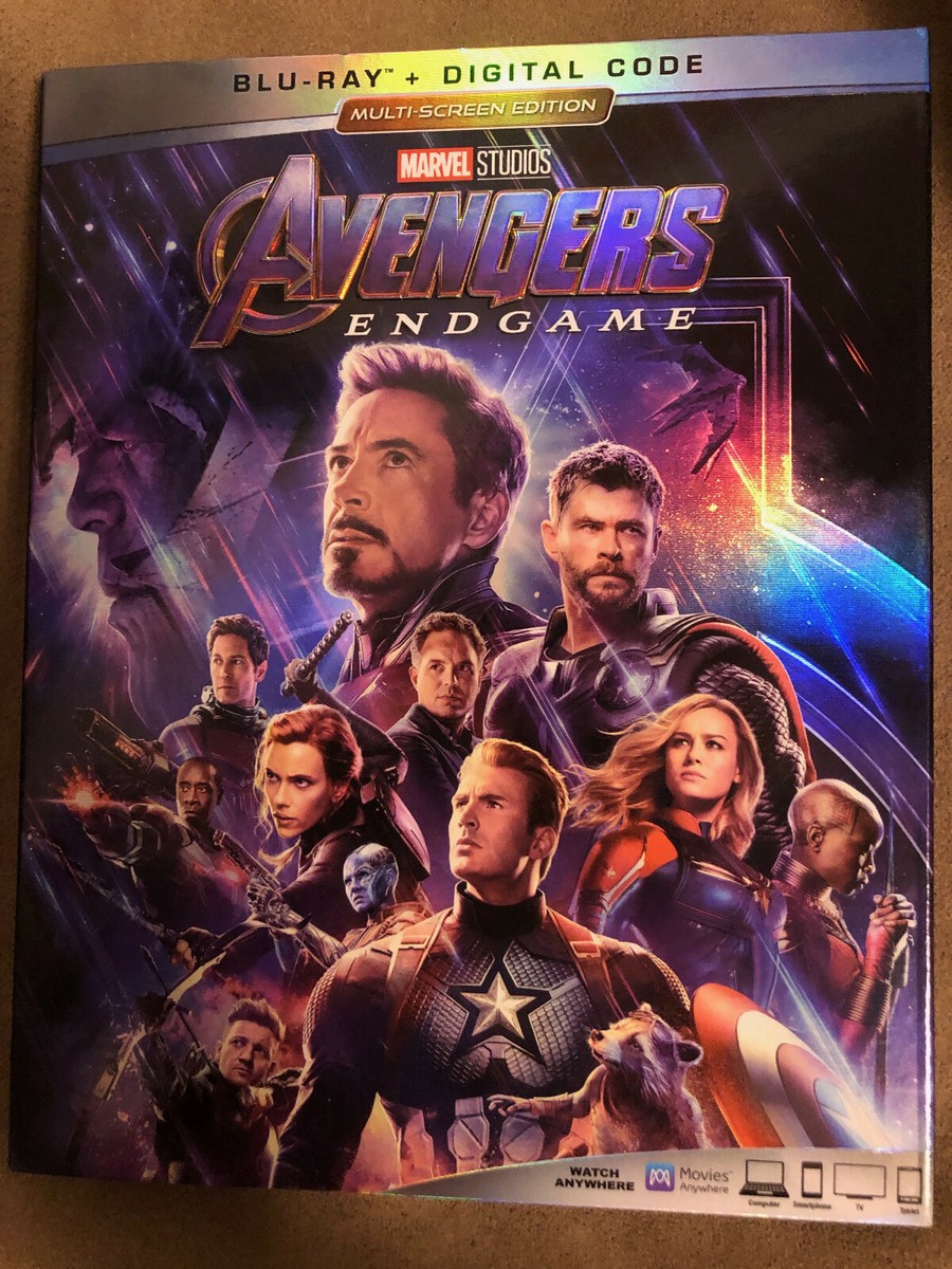Avengers: Endgame (Blu-ray, Digital, 2-Disc Set, 2019) NEW Avengers: Endgame (Blu-ray, Digital, 2-Disc Set, 2019) NEW