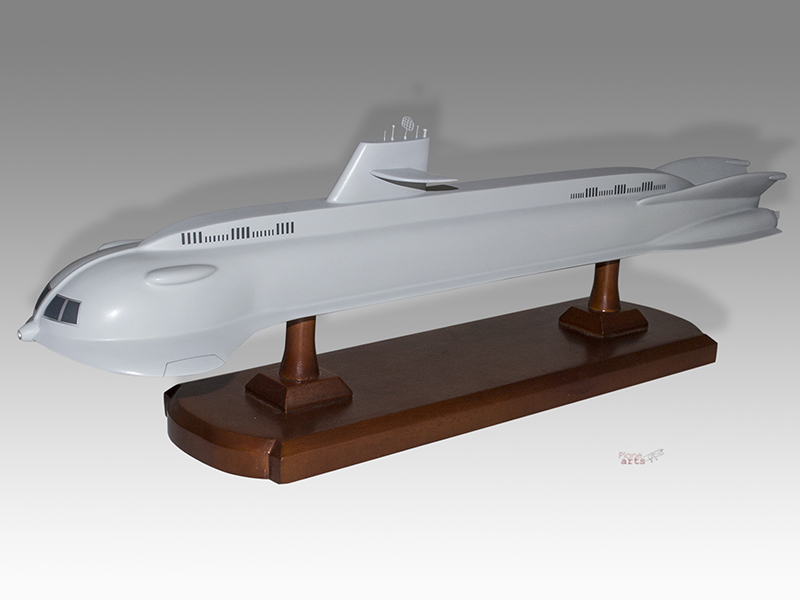 置物 the bottom of the sea Seaview Voyage to the Bottom of the Sea Submarine Handcrafted Wood