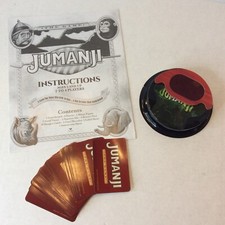 2017 Jumanji Board Game Replacement Pieces Decoder Danger Cards Instructions