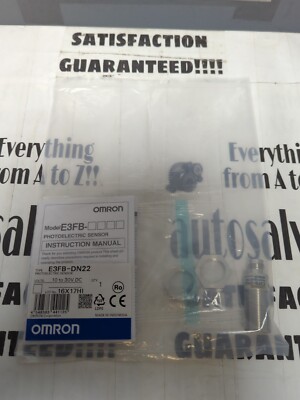 OMRON,E3FB-DN22,PHOTPELECTRIC SENSOR 10 TO 30V DC CLASS 2 NEW
