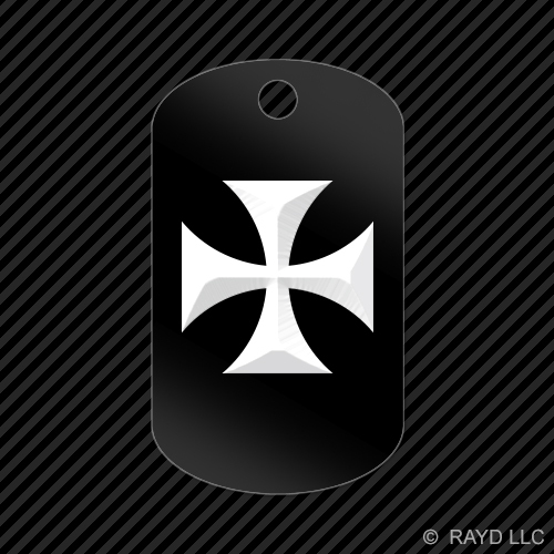 Luftwaffe Roundel Engraved Keychain Dog Tag Airforce Gift Multiple Colors