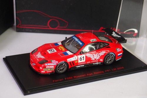 1/43 Red Line Ferrari F550 Russo Età Gara 2006 Le Mans Auto #61 RL103