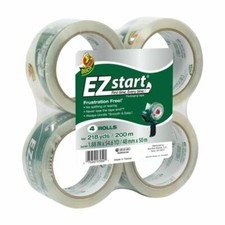 Duck EZ Start Duct Tape - Clear, 4 Rolls