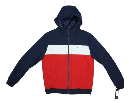 Vintage 90 Tommy Hilfiger Reversible Flag Jacket Color Blocked W