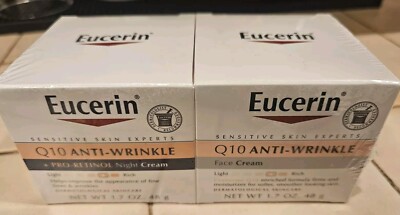 Q10 Anti Wrinkle Face Cream Bundle Day Cream and Night Cream For Face 1.7 O...