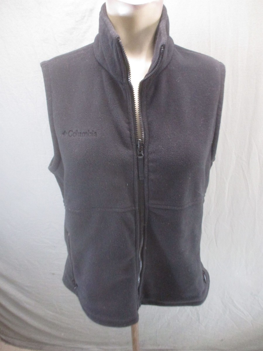 Columbia Interchange Size M Womens Black Full Zip Stand Collar
