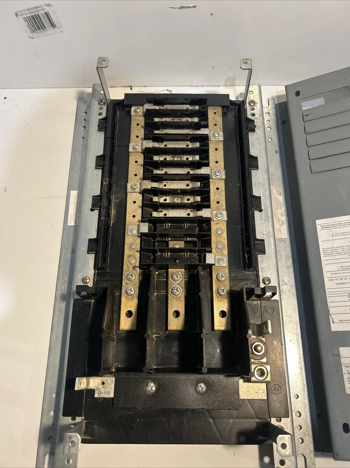 SQUARE D BREAKER PANEL BOARD Interior * NQOD424L100CU Used Missing Parts - Image 3 of 4