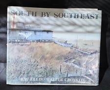 South by Southeast Ray Ellis & Walter Cronkite 1st Printing Large HC DJ VTG 1989