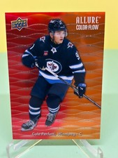 23-24 Allure Cole Perfetti - Winnipeg Jets #CF-13 Color Flow Red-Orange