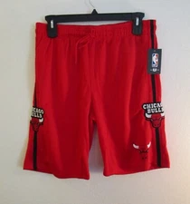 NWT UNK Chicago Bulls Mens Over Under Basketball Shorts L Red MSRP$40