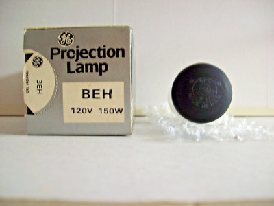 BEH Projector Projection Lamp Bulb 150W 120V GE Brand *AVG 15-HR LAMP*