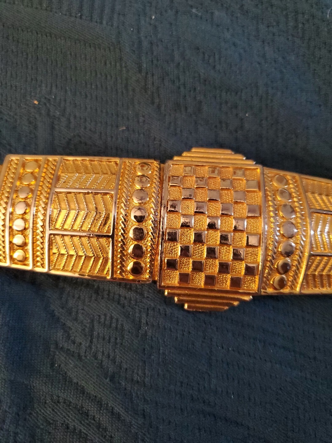 Dotty Smith Vintage Double Interlocking 2 Piece B… - image 2