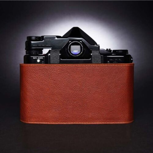 Vintage Genuine Real Leather Half Camera Case Bag Cover For Pentax 67/6X7/67 TTL - Picture 6 of 21