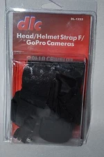 DLC Head Helmet Strap F/GoPro Camera New DL-1222 Accessory Black Dot Line Corp