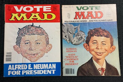 1980 MAD Magazine #217 & 218 G/VG 3.0 Alfred E Neuman For