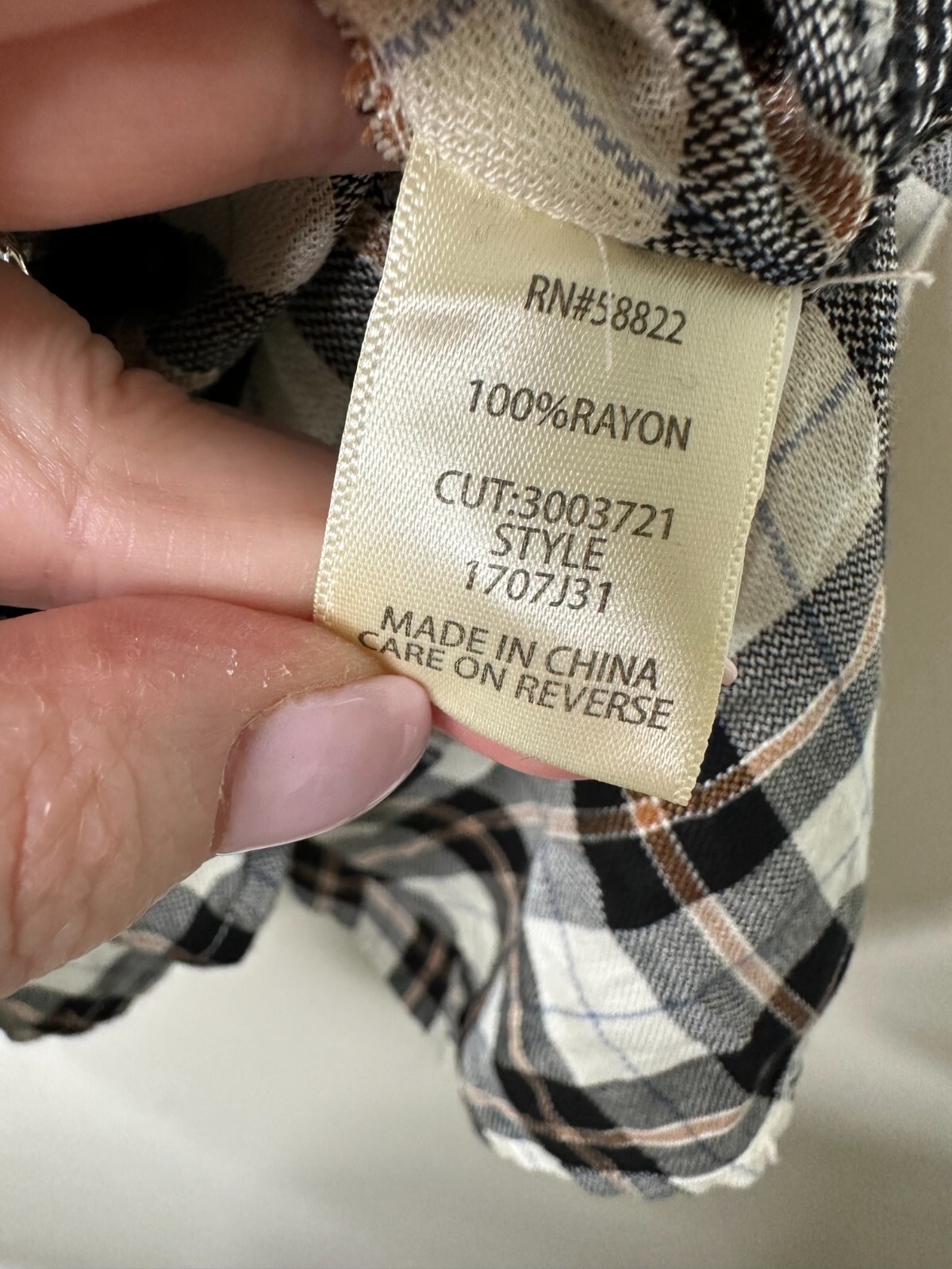 Max Studio Multicolor Plaid Flannel Button Front … - image 3