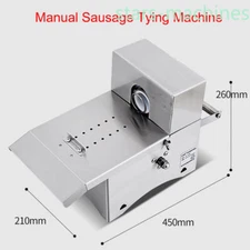 Bundle Sausage Tying Machine Tool Sausage Salami Tying Machine
