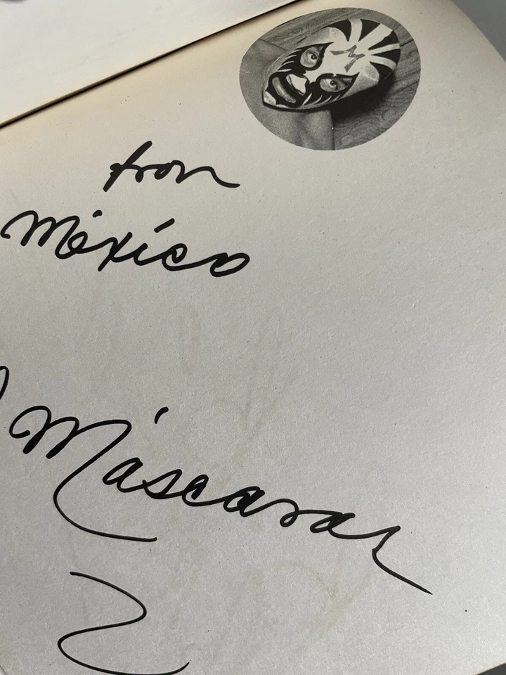 1971 Wrestler Autograph Collection Mil Mascaras Terry Funk + 24 Wrestler Vintage - Image 3 of 4