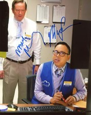 Nico Santos & Mark McKinney "Superstore" AUTOGRAPHS Signed 8x10 Photo ACOA