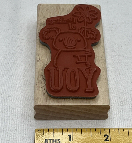Stampin Up! Thinking of You Kind Koala Wood Mounted Rubber Stamp 134360 Set of 1 - Picture 8 of 11