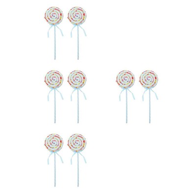 8 PCs gefälschte Lollipop -Requisiten Dekorative Lollipop -Ornament