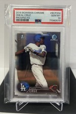 2016 Bowman Chrome Prospects  O’Neil Cruz RC *PSA 10*