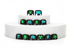 For Glock Gen 1-4 Rear Slide Cover Plate Glow in the Dark - Choose Image & Color