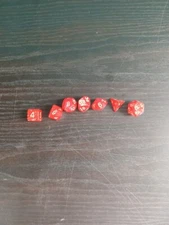 Lot Of 7 Dungeons And Dragons Poly Dice - Redlands Gold Gaming