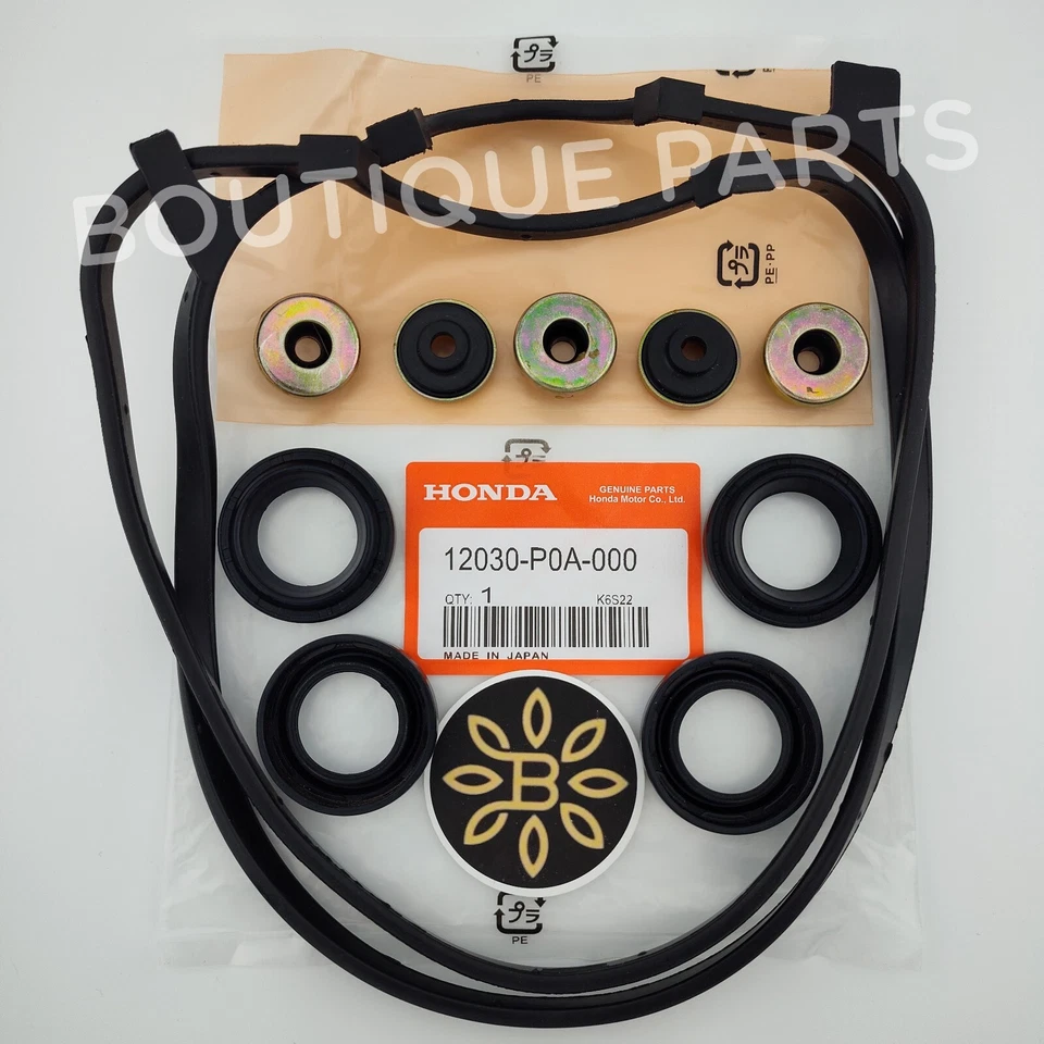 Genuine OEM for Honda Valve Cover Gasket Set Kit 12030-P0A-000 Odyssey Accord CL - Image 2 of 4