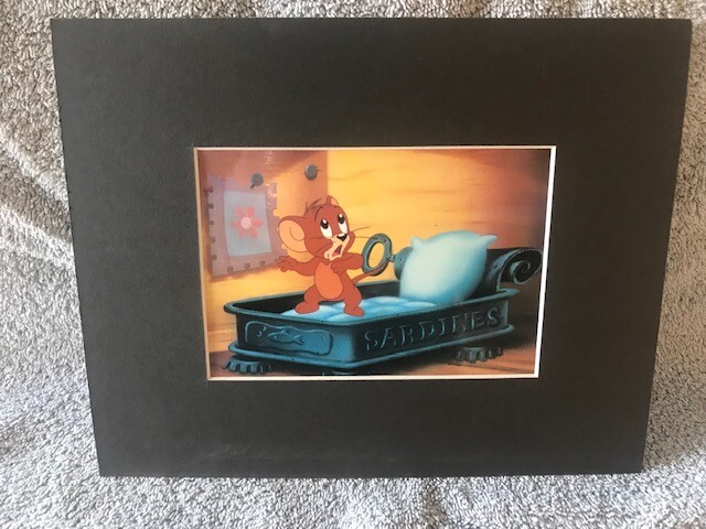 TOM & JERRY~CAN OF SARDINES~8 X 10 Mat Print~NO TIME FOR SLEEP~NEW