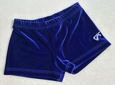 GK Elite SHORTS Leotard Gymnastics MINI Bar VELOUR Cheer BODYSUIT Dance SZ: CL