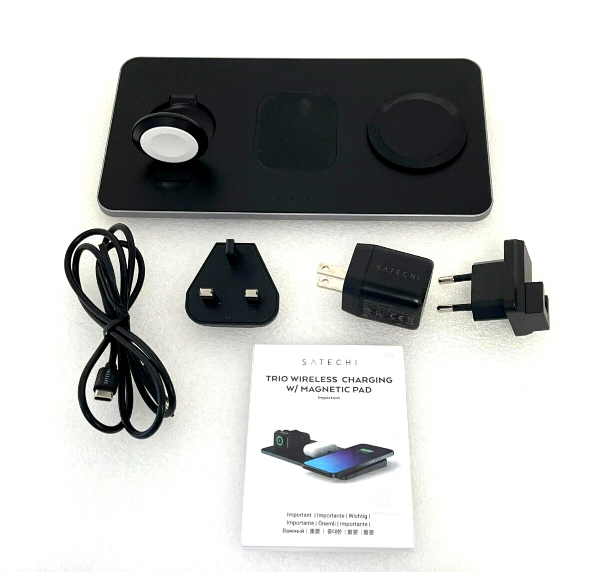 Satechi Trio Wireless Charger w/ Magnetic Pad
