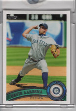 2011 topps blank back 1/1 david aardsma seattle mariners baseball card