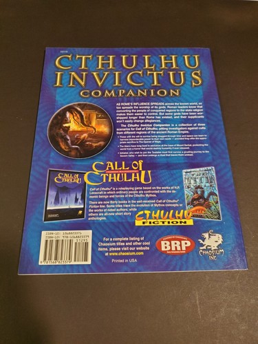 Call of Cthulhu: Cthulhu Invictus Companion ☆ Authentic ☆ - Picture 5 of 5
