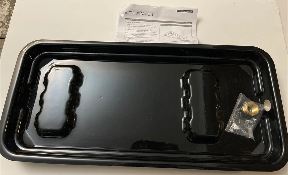 Sartén de drenaje para generador de vapor Steamist GENPAN, montaje de latón, TSM/SMP/SM Foto 2 de 4