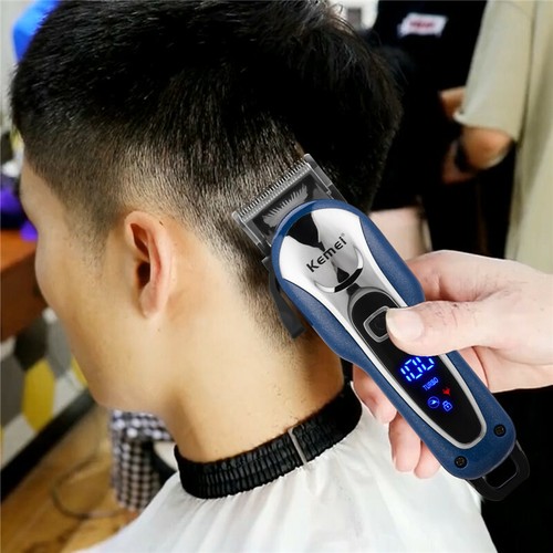 Professioneller Friseur Haarschneider Trimmer kabellose elektrische Haarschneidemaschine - Bild 5 von 17