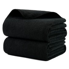 2 Pack Salon Hair Drying Towels 20x40 Inch Quick Dry Lint-Free Microfiber Towel