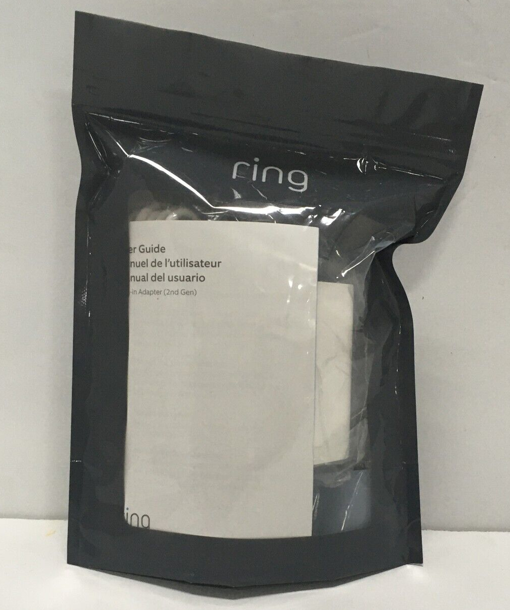 Ring PlugIn Adapter 2nd Generation for Ring Video Doorbells, White