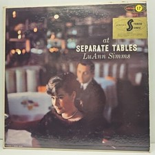LuAnn Simms At Separate Tables LP Vinyl Record Music Jubilee 1092