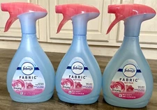 NEW Lot of 3 Febreze Fabric Refresher Downy April Fresh 27 oz ea *old packaging*