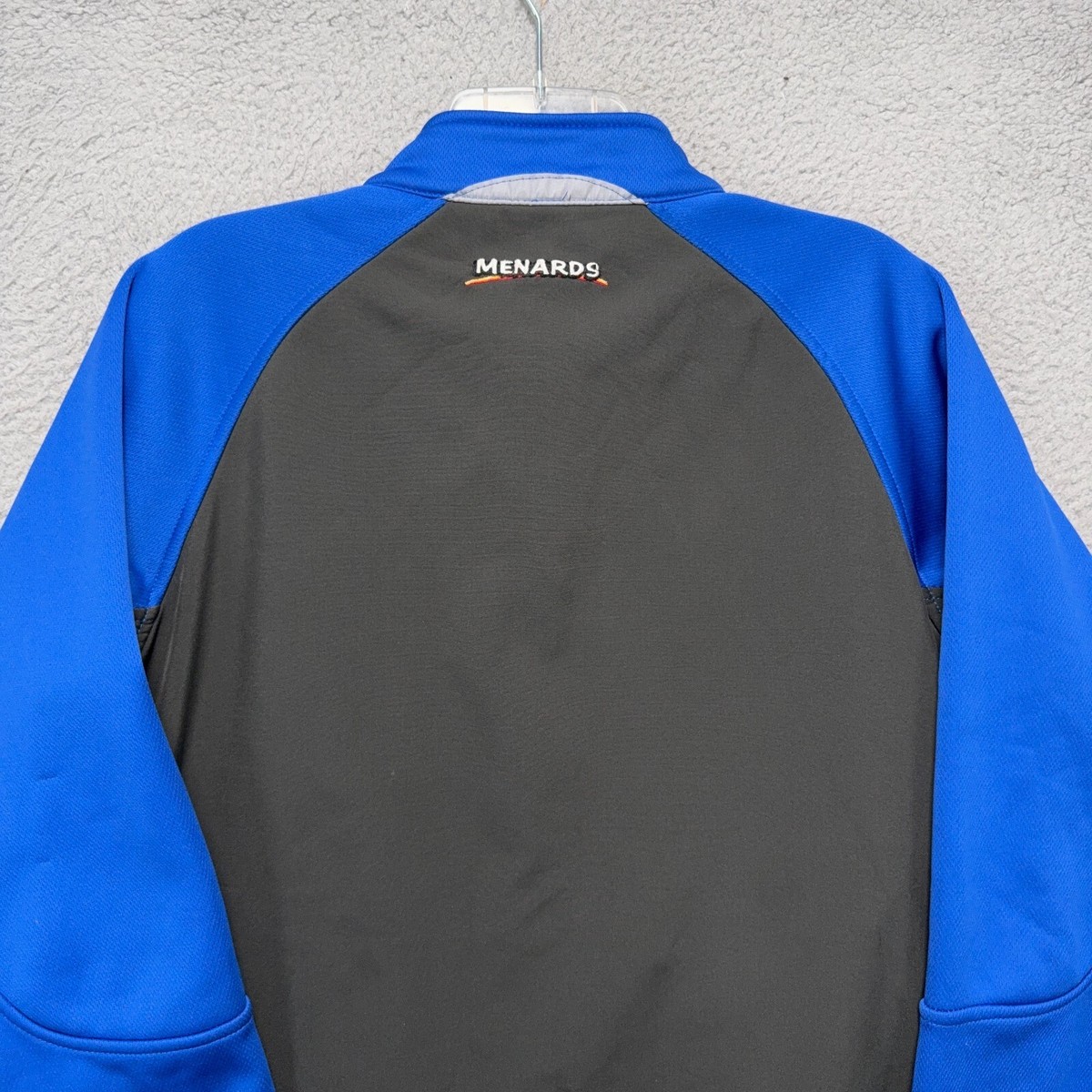 Menards Jacket Mens Medium Blue Gray Full Zip Full Zip Work 