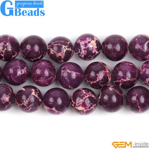 Cuentas grandes de piedras preciosas naturales de 14 mm cuentas redondas diseño de joyería de 15" en lotes envío gratuito - Imagen 89 de 567