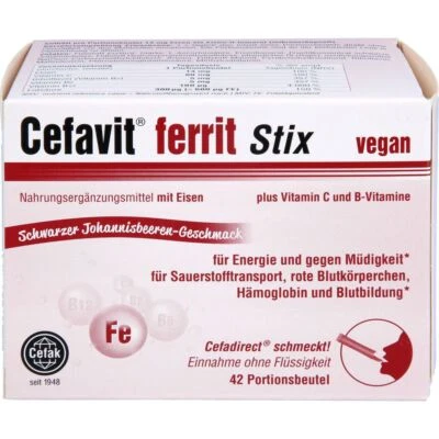 CEFAK KG CEFAVIT ferrit Stix Granulat 42 St PZN16333235
