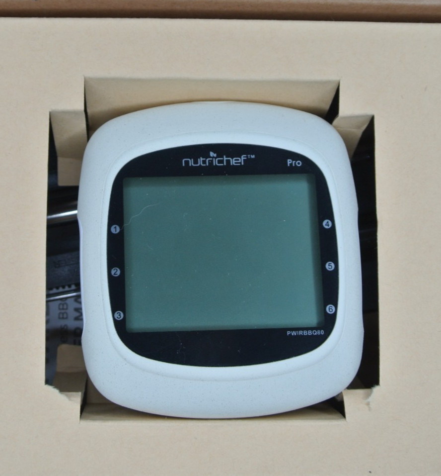 NutriChef Smart Wirerless BBQ Grill Thermometer Digital Display