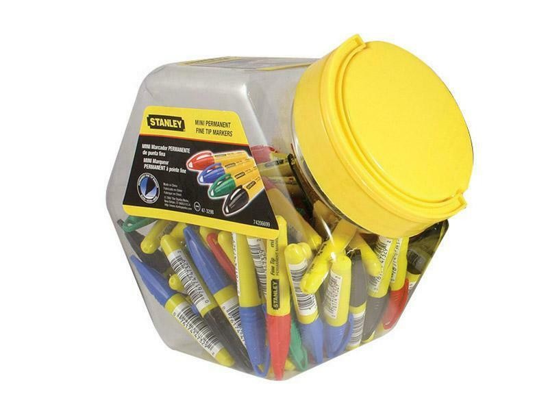 Stanley Tools Mini Fine Tip Pen (Tub Of 72) STA147329